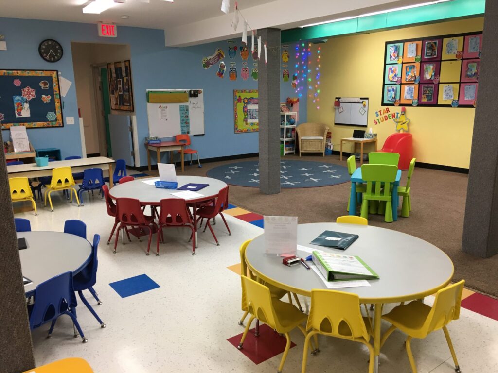 Room at Lessard Playschool and registration