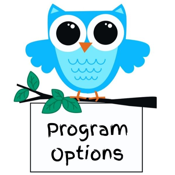 Owl showing Lessard Playschool preschool program options in west edmonton